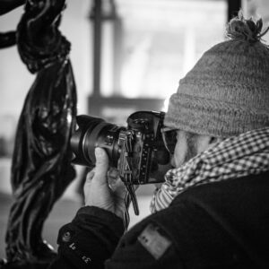 Fotograf am fotografieren.