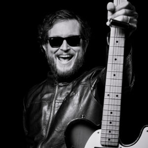 Porträt von einem Musiker.